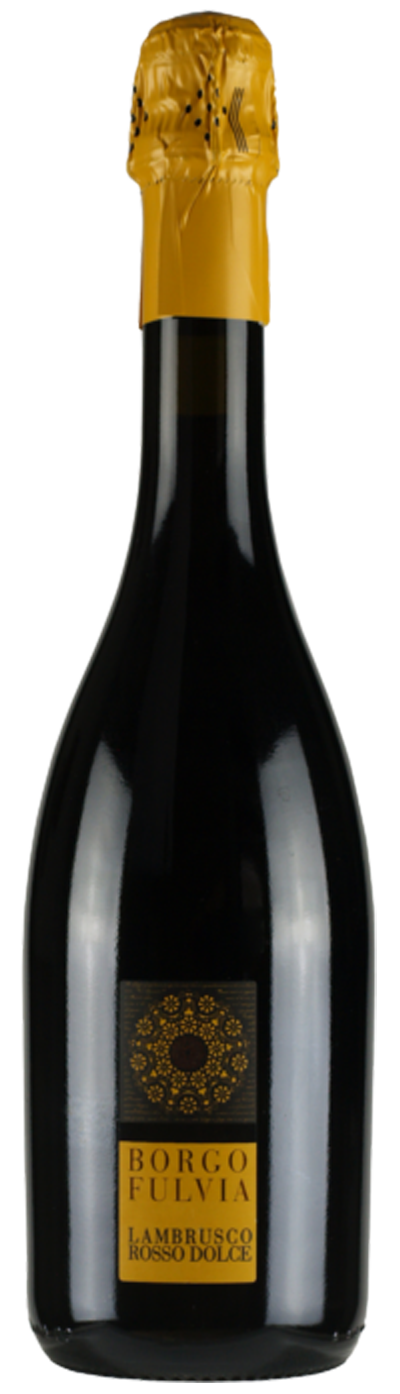 Borgofulvia - Emilia IGT <br /> Lambrusco Rosso Dolce - Vino frizzante -  - Rood  75 cl  